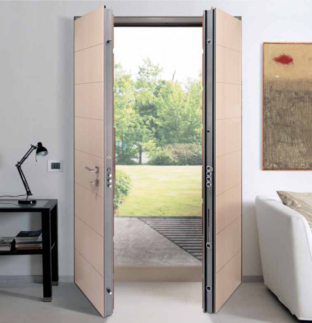 Porta Blindata Alias mod. DOUBLE Silver C Classe 3 Antieffrazione