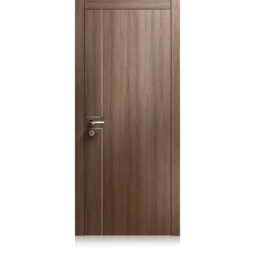 Porta da interni Ferrero Legno in laminato Mod. Liss/90 finitura Ontario e Rovere